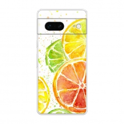 Силиконовый чехол Цитрусовые на Google Pixel 7