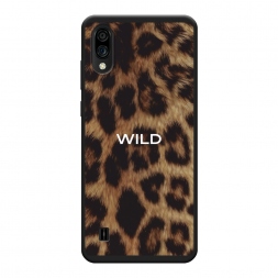 Матовый силиконовый чехол Wild на леопарде на ZTE Blade A71