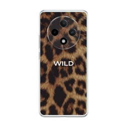 Силиконовый чехол Wild на леопарде на Oppo A3 Pro 5G