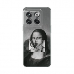 Силиконовый чехол Mona Lisa sucking lollipop на OnePlus 10T