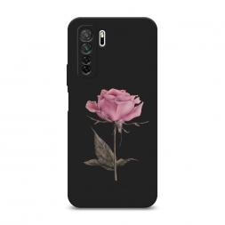 Матовый силиконовый чехол Меланхоличная роза на Honor 30S (Global)