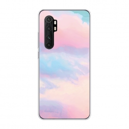 Силиконовый чехол Розовые облака на Xiaomi Mi Note 10 lite