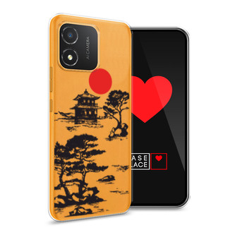 Силиконовый чехол Алое солнце на Honor X5