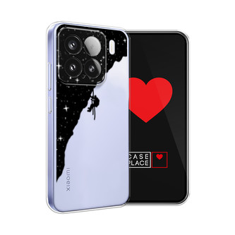 Силиконовый чехол Скалолаз в космосе на Xiaomi 15