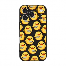 Матовый силиконовый чехол Утка с ножом на iPhone 17 Pro Max