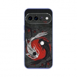 Силиконовый чехол Японские карпы на Google Pixel 11
