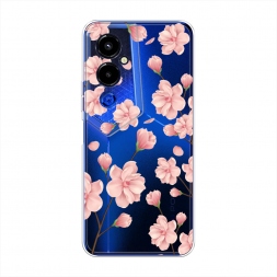 Силиконовый чехол Весенние бутоны на Tecno Pova 4 pro