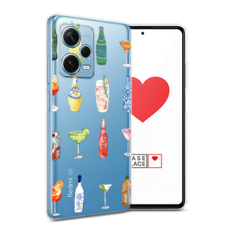 Силиконовый чехол Летние напитки на Redmi Note 12 Pro Plus