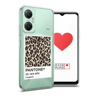 Силиконовый чехол Pantone leopard на Infinix HOT 20 5G