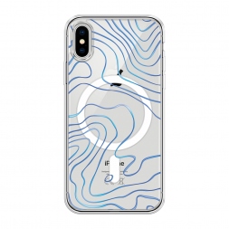 MagSafe Blue lines �� iPhone X (10)