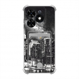 Ночной Нью-Йорк на Infinix Smart 8