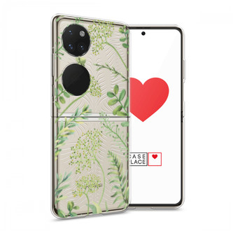����������� ����� Green Leaves �� Huawei P50 pocket