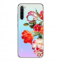 Силиконовый чехол Весенний букет на Xiaomi Redmi Note 8