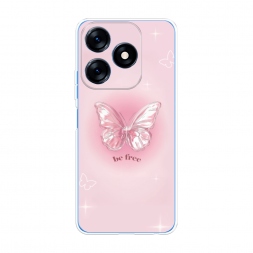 Силиконовый чехол be free butterfly 3 на Tecno Spark 10C