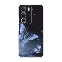 Силиконовый чехол Кристальные бабочки на Realme C71