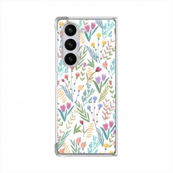 Силиконовый чехол Полевые цветы рисунок на Samsung Galaxy Z Fold 6