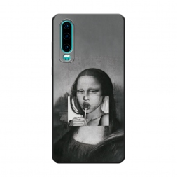 ������� ����������� ����� Mona Lisa sucking lollipop �� Huawei P30
