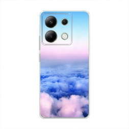 Силиконовый чехол Облака на Xiaomi Redmi Note 13 4G (Global)