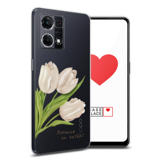 Силиконовый чехол Romance on earth 2 на Oppo Reno 8 4G