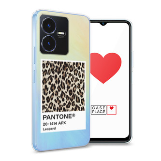 Силиконовый чехол Pantone leopard на Vivo Y22