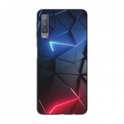 Силиконовый чехол Геймерская абстракция на Samsung Galaxy A7 2018