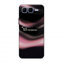 Матовый силиконовый чехол trust the process на Infinix Smart 10 Plus