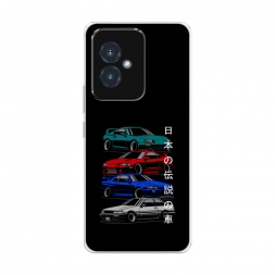 Силиконовый чехол JDM Legend cars на Honor 100
