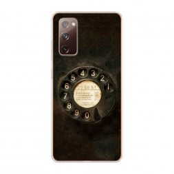 Силиконовый чехол Старинный телефон на Samsung Galaxy S20 FE