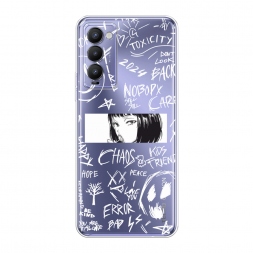 ����������� ����� Manga graffiti white �� Tecno Camon 18