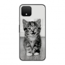 Силиконовый чехол Подмигивающий котенок на Google Pixel 4