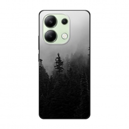 Матовый силиконовый чехол Туманный лес на Xiaomi Redmi Note 13 4G (Global)