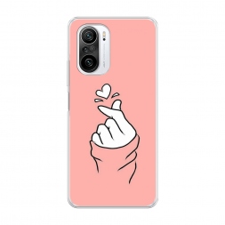 Силиконовый чехол Любовь-щелк на Xiaomi Poco F3