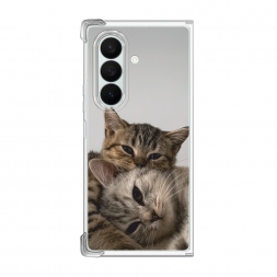 Силиконовый чехол Нежные котята на Samsung Galaxy Z Fold 7