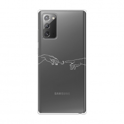Силиконовый чехол Загрузка творения на Samsung Galaxy Note 20