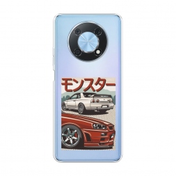 Силиконовый чехол Monster car на Huawei Nova Y90