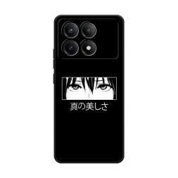 Матовый силиконовый чехол Анимешные глаза на Xiaomi POCO X6 PRO 5G