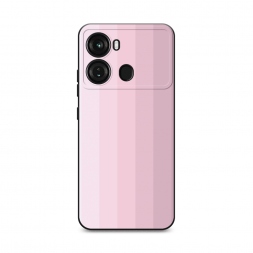 Матовый силиконовый чехол Оттенки розового на Itel P40