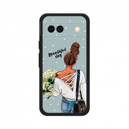 Матовый силиконовый чехол Beautiful day на Google Pixel 8A