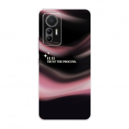 Силиконовый чехол trust the process на Xiaomi 12 Lite