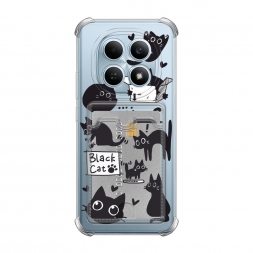 ������ Black cat doodles �� Redmi Note 15 4G