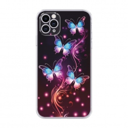 Силиконовый чехол Бабочки в розовом сиянии на iPhone 11 Pro