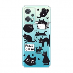 ����������� ����� Black cat doodles �� OnePlus Nord CE 2 Lite 5G