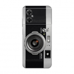 Силиконовый чехол Ретро камера на Xiaomi Poco M4 5G