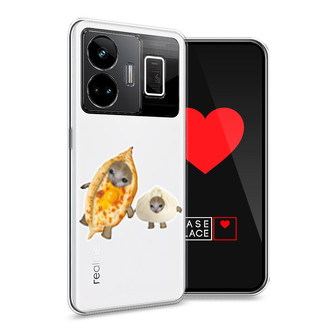 Силиконовый чехол Грузинские котята на Realme GT Neo 5 5G