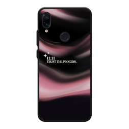 Матовый силиконовый чехол trust the process на Xiaomi Redmi 7