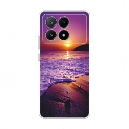 Силиконовый чехол Закат на пляже на Xiaomi POCO X6 PRO 5G