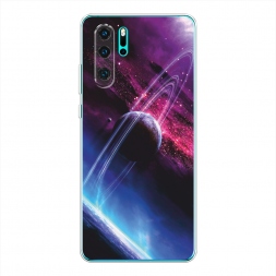 Силиконовый чехол Космос 17 на Huawei P30 Pro