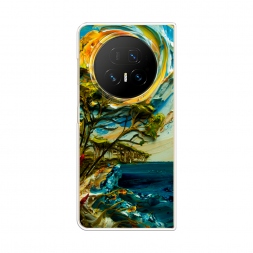 Силиконовый чехол Солнце живопись на HONOR Magic V5