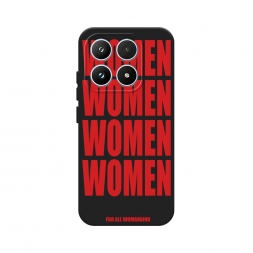 Матовый силиконовый чехол WOMEN на Xiaomi 17