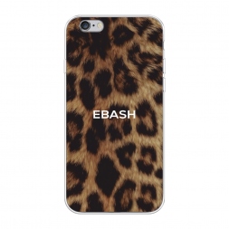 Силиконовый чехол Ebash на леопарде на iPhone 6